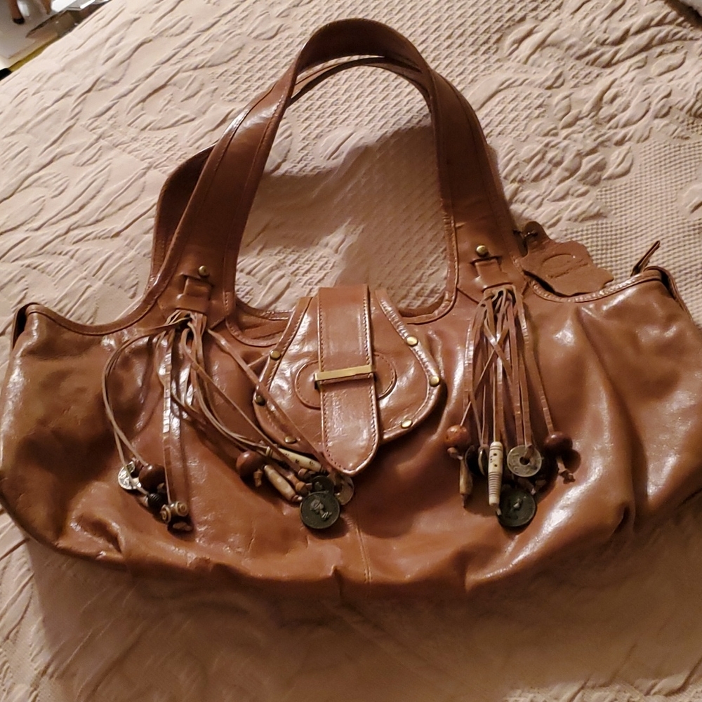 LEATHER PURSE, Gold